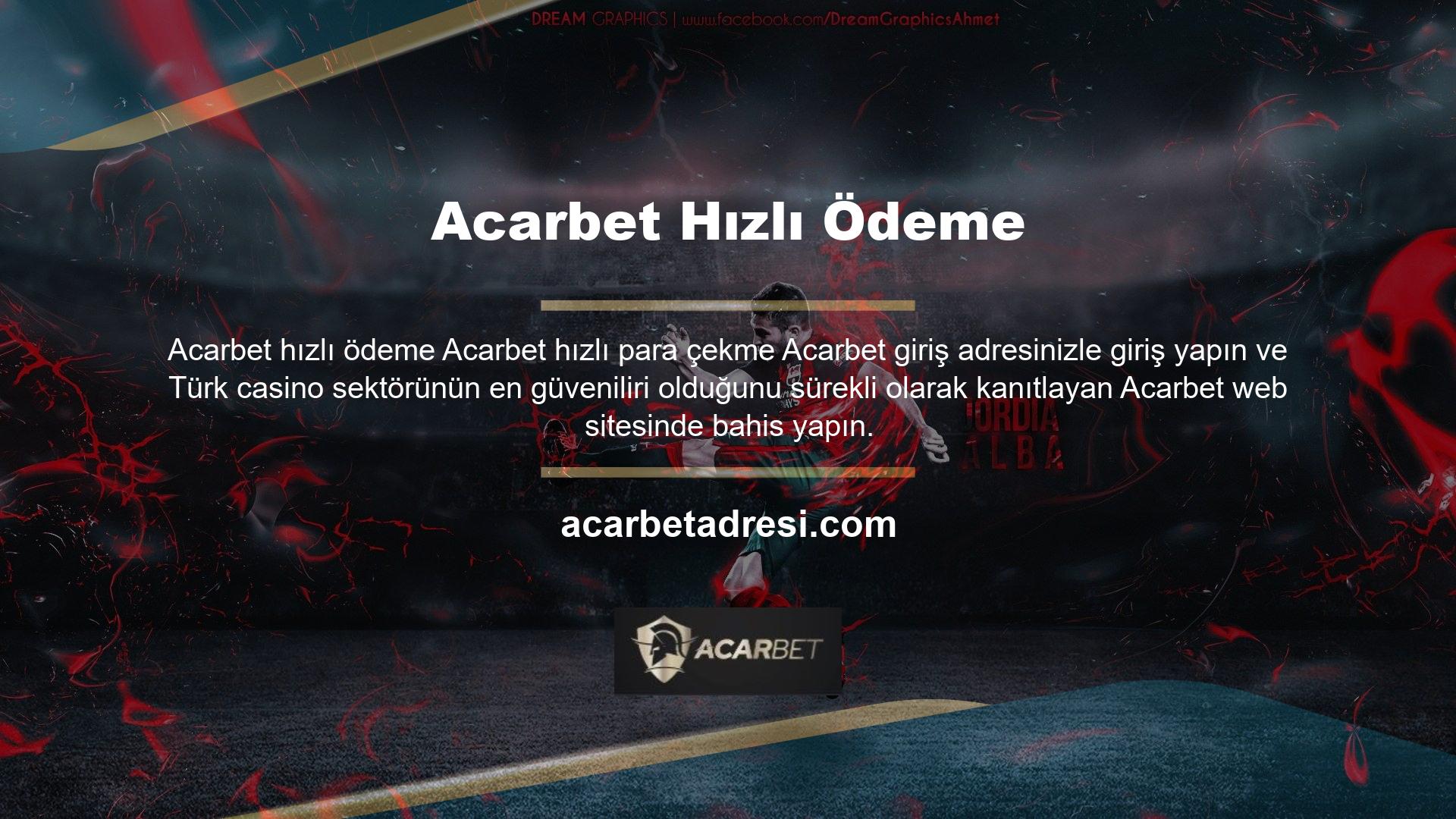 Çevrimiçi casino sektörünün en güvenilir sitesi olan Acarbet, oranlarını güncelleyerek büyük paralar kazanmaya başladı