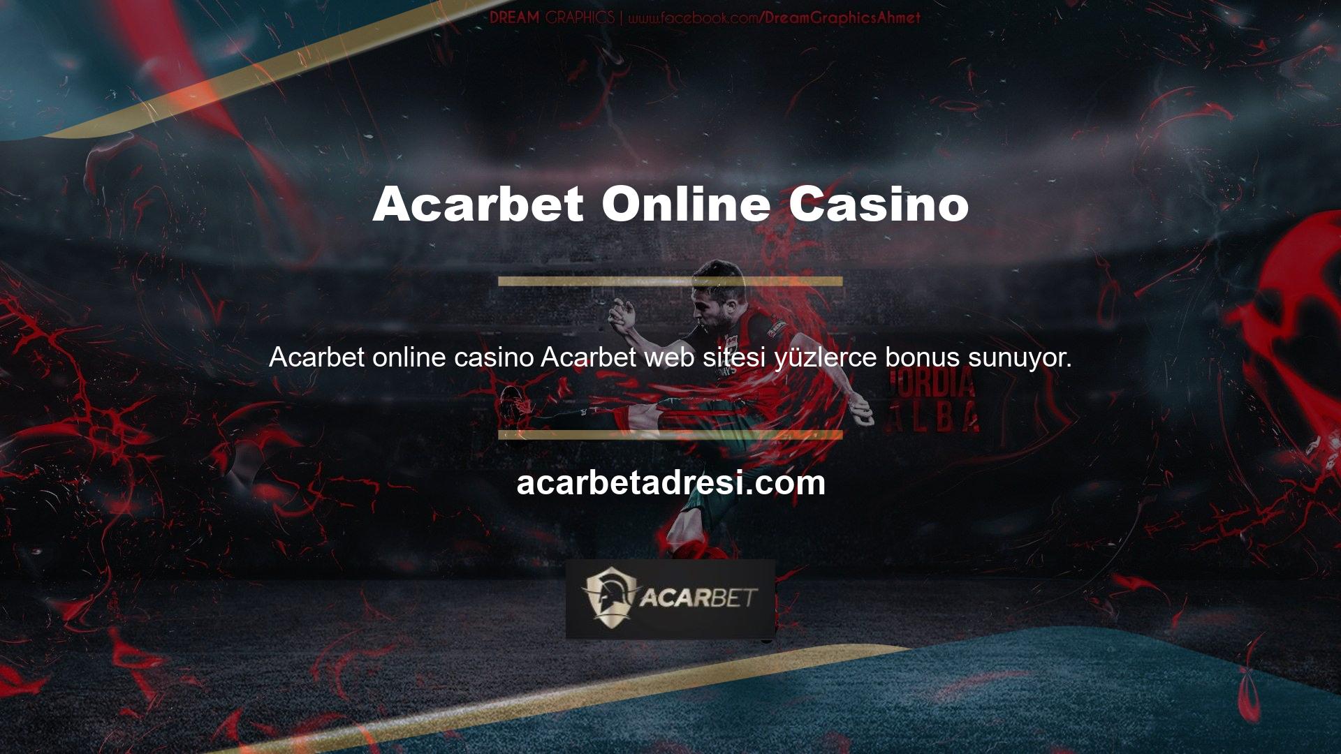Acarbet, kullanıcılara güvenilir bir oyun ve casino ortamı sunarak oyun sektörünün kalitesini ve oyuncu memnuniyetini sağlamaya devam ediyor