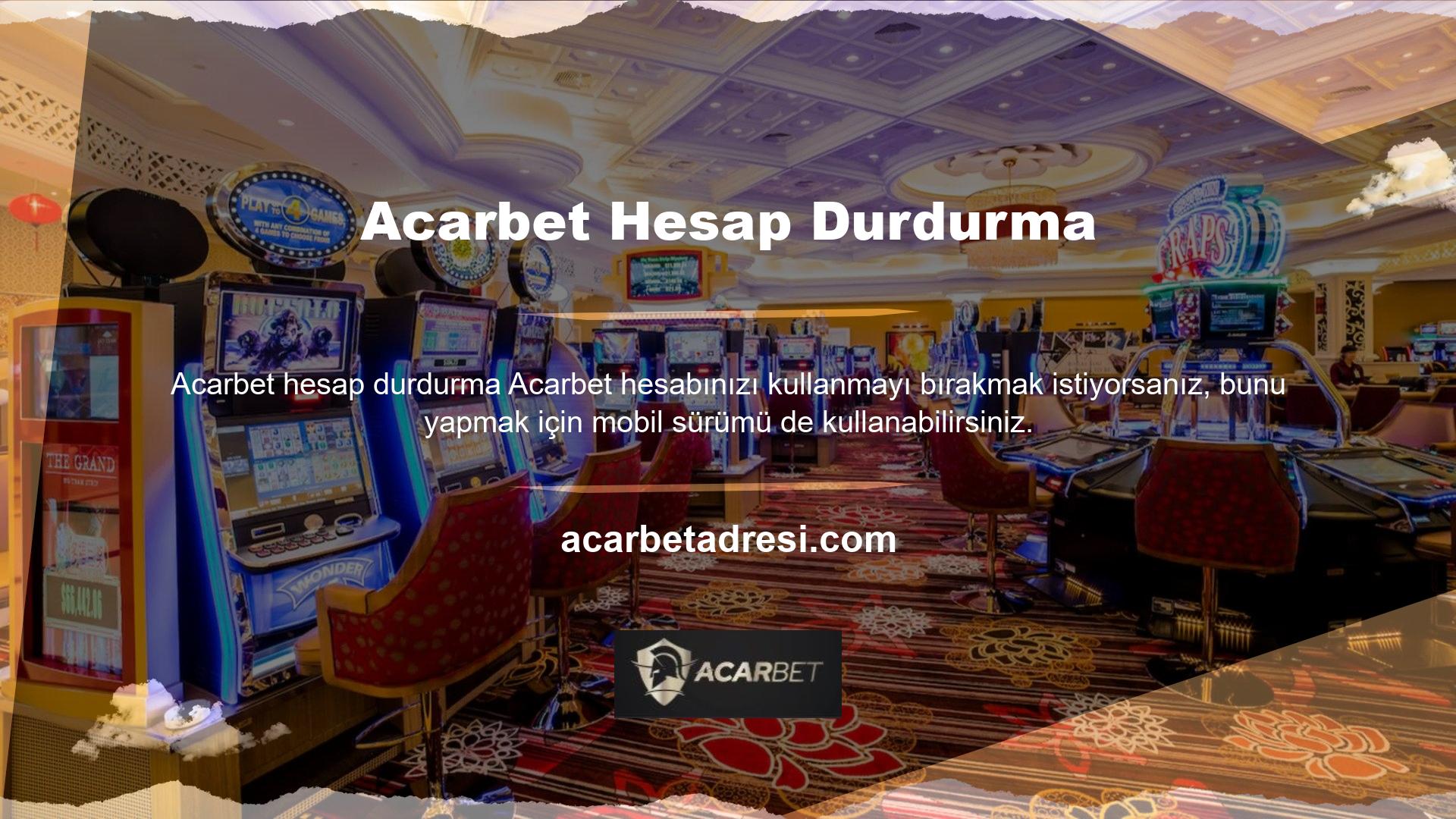 Sitenin mobil hizmeti aracılığıyla kullanıcı hesabınızı kapatmak için destek ve talep için kolayca başvurabilirsiniz